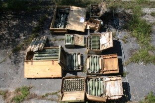 Uništeno oružje koje je SIPA pronašla na području općine Brod