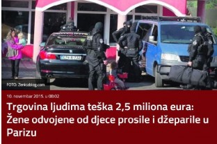 Radiosarajevo.ba: Trgovina ljudima teška 2,5 miliona eura