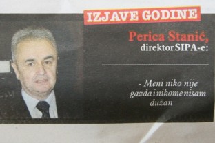 Perica Stanić, ravnatelj SIPA-e: Meni niko nije gazda i nikome nisam dužan