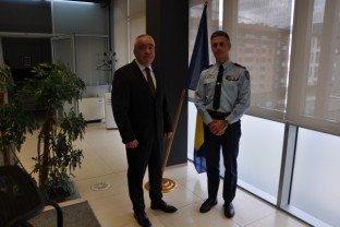 Louis Boquien, ataše za unutarnju sigurnost pri Veleposlanstvu Republike Francuske u BiH u posjetu S