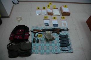 Two Persons Apprehended, Drugs and Weapons Recovered