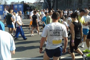 Pripadnici SIPA-e učestvovali na Beogradskom maratonu