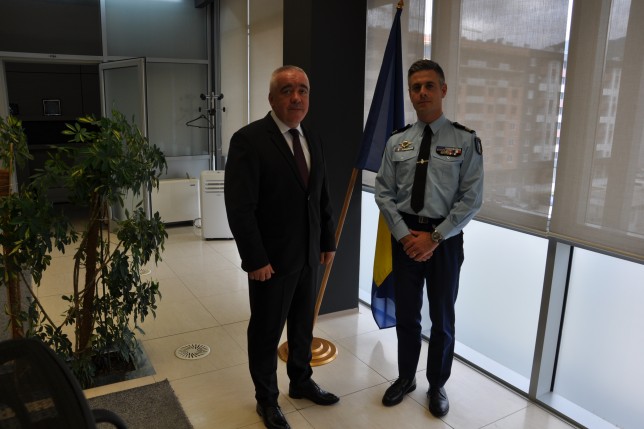 Louis Boquien, ataše za unutrašnju sigurnost pri Ambasadi Republike Francuske u BiH u posjeti SIPA-i